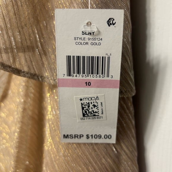 NWT SLNY dress SZ 10 in excellent condition - Picture 7 of 7